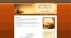 Desktop Screenshot of lawofficesofphucdinhdo.com