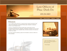Tablet Screenshot of lawofficesofphucdinhdo.com